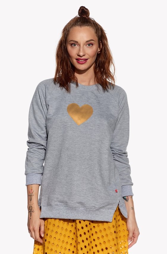 Mikina se srdíčkem
