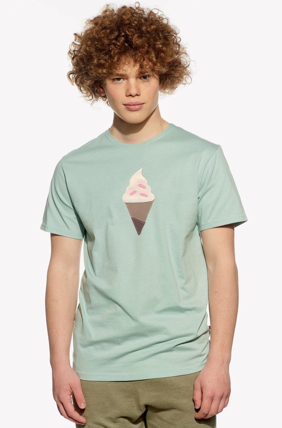 Shirt with ice cream