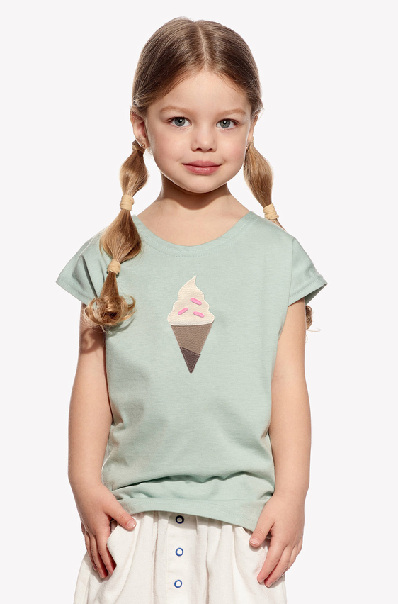 Tričko so zmrzlinou