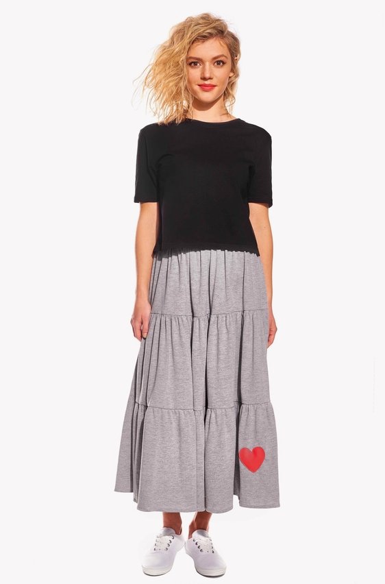 Skirt with heart