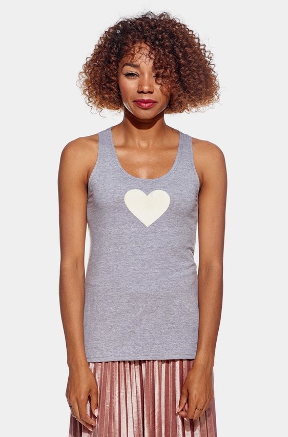 Singlet with heart