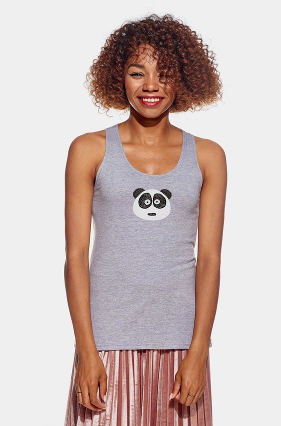 Singlet with panda bear