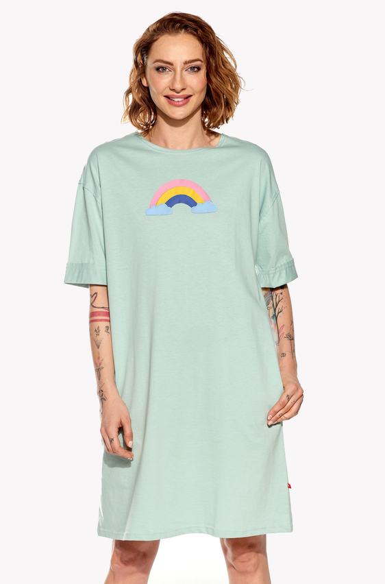 Dresses with a rainbow