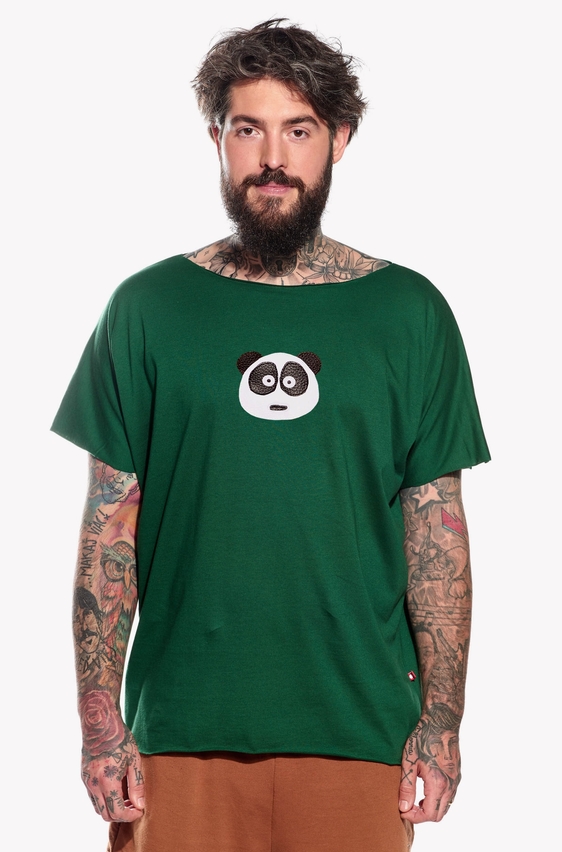 Shirt with panda bear