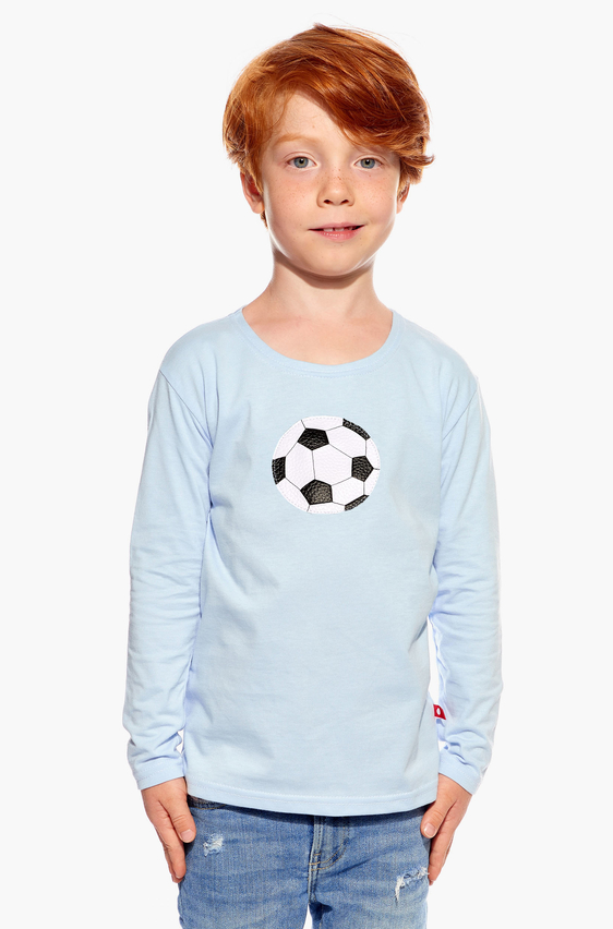 Shirt with soccer ball