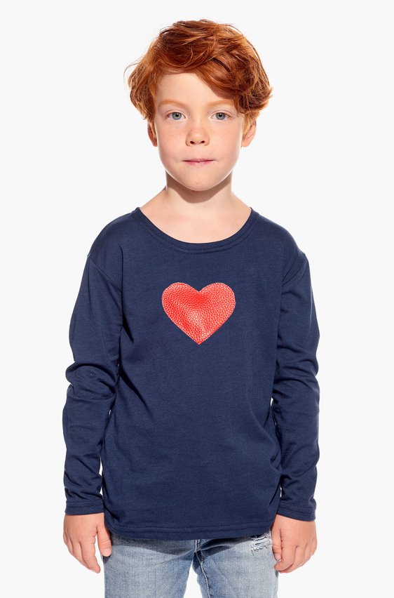 Shirt with heart