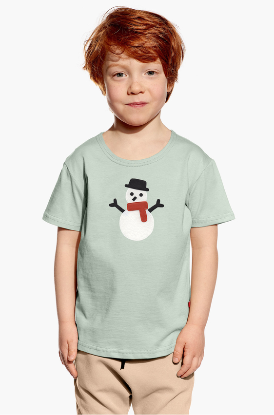 Tričko se sněhulákem