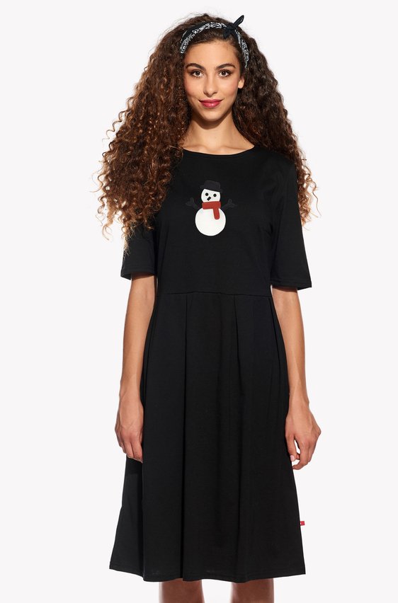 Dresses with a snowman