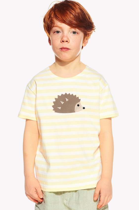 Shirt with hedgehog