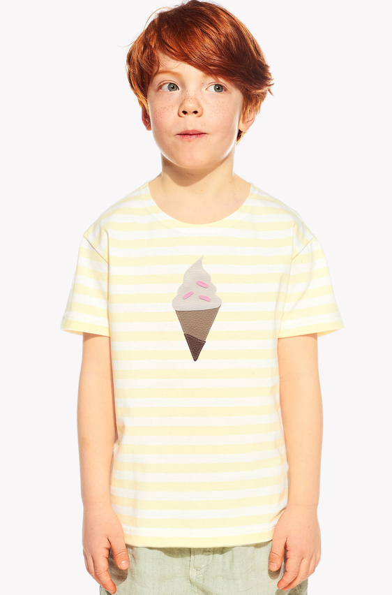 Shirt with ice cream
