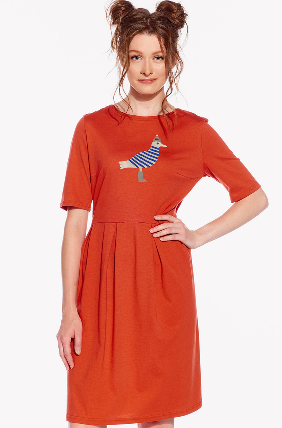 Dresses with a seagull