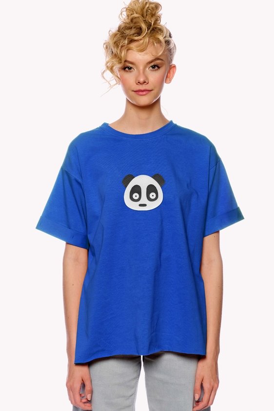 Shirt with panda bear