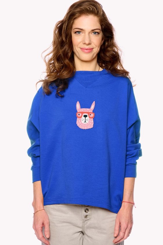 Sweatshirt mit Lama