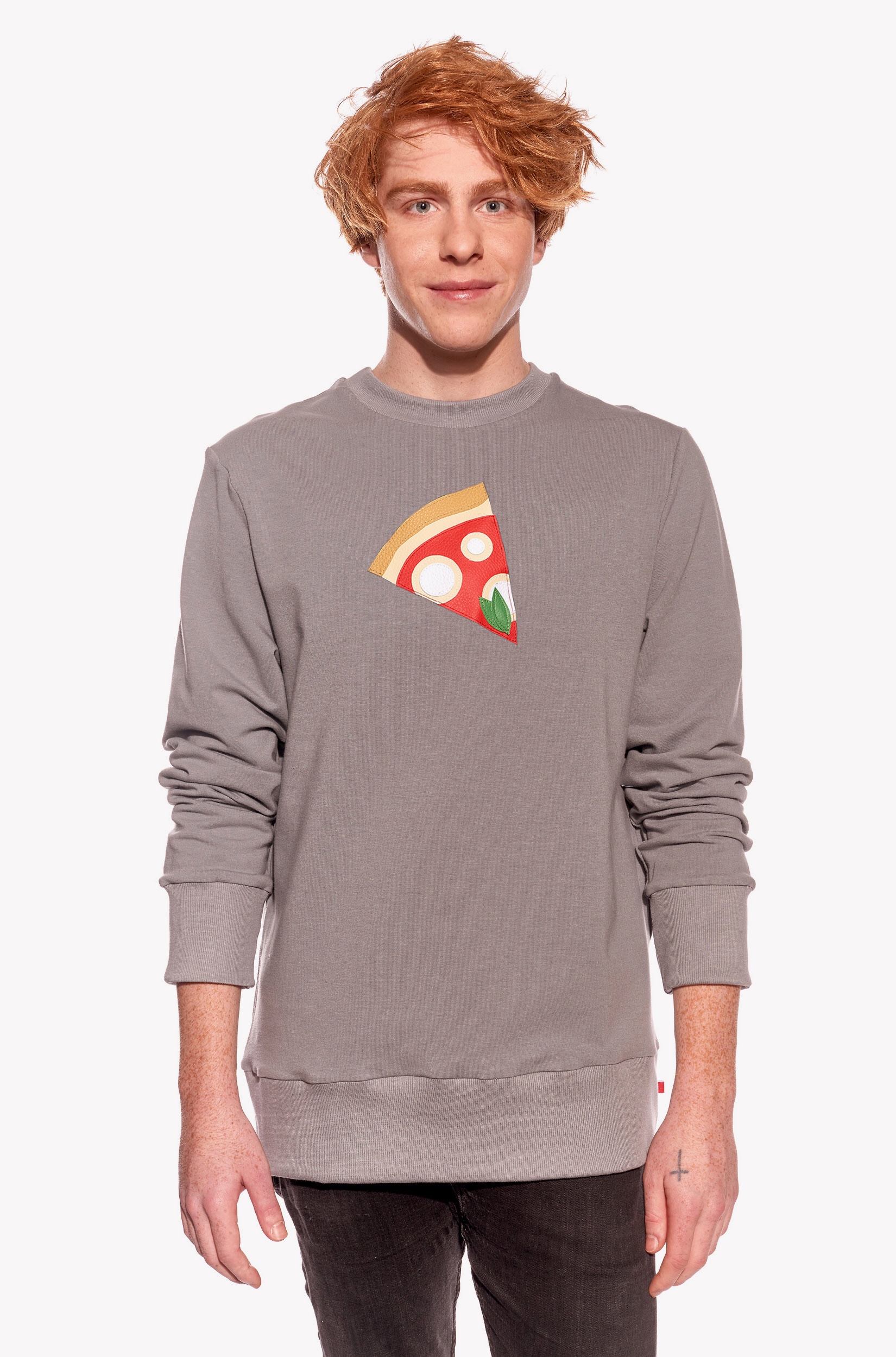 Kapucnis pulóver pizza