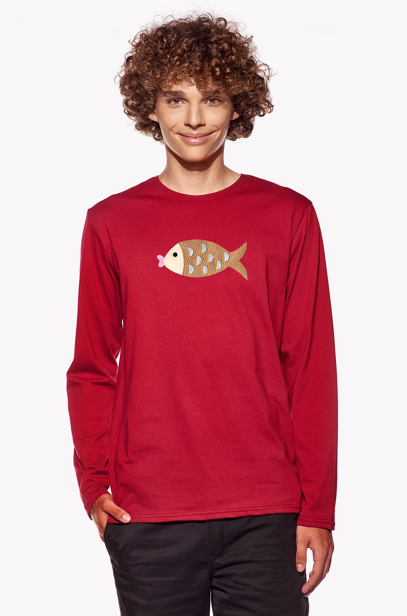 Shirt with fish