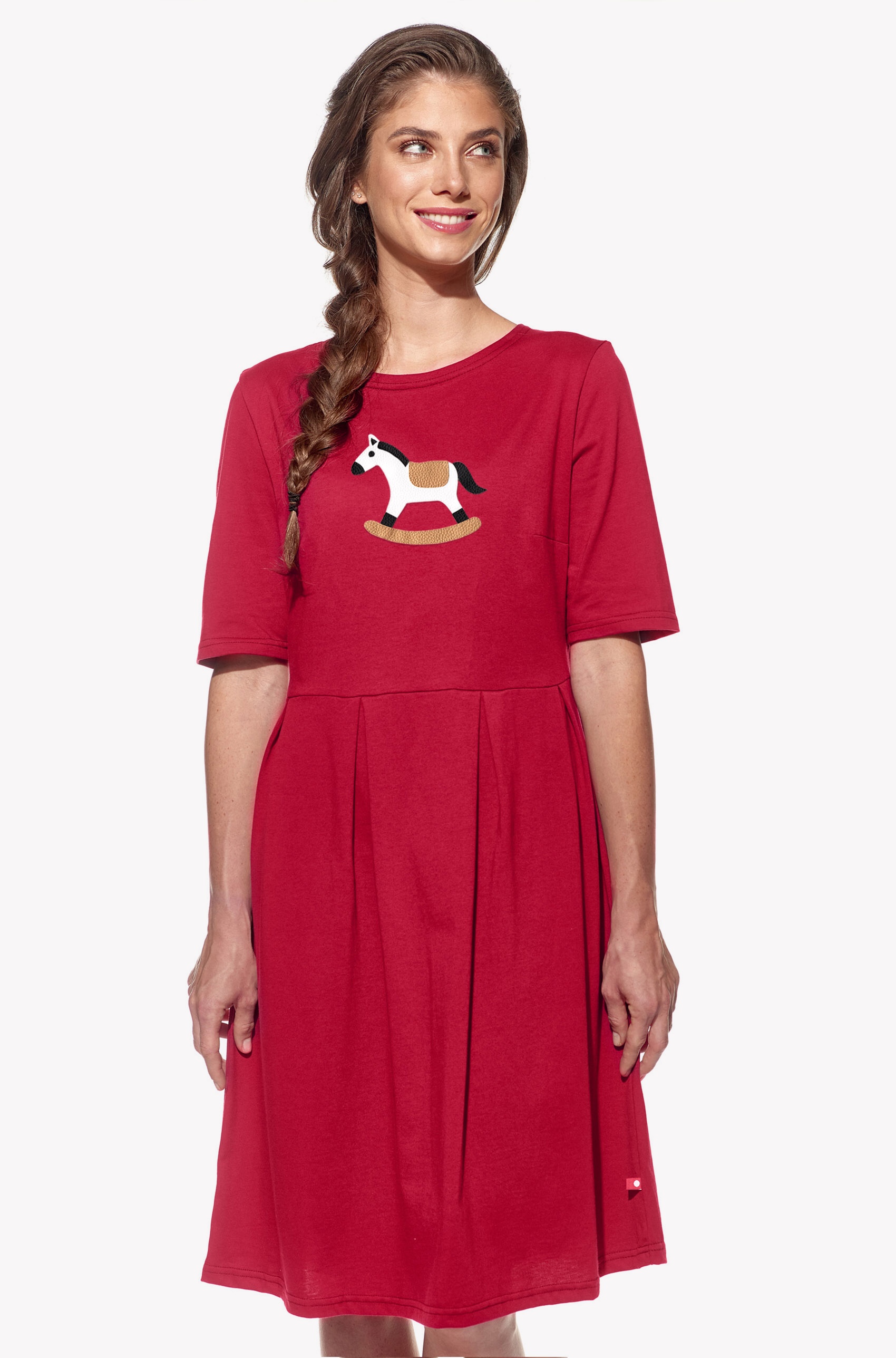 Dresses with rocking horse