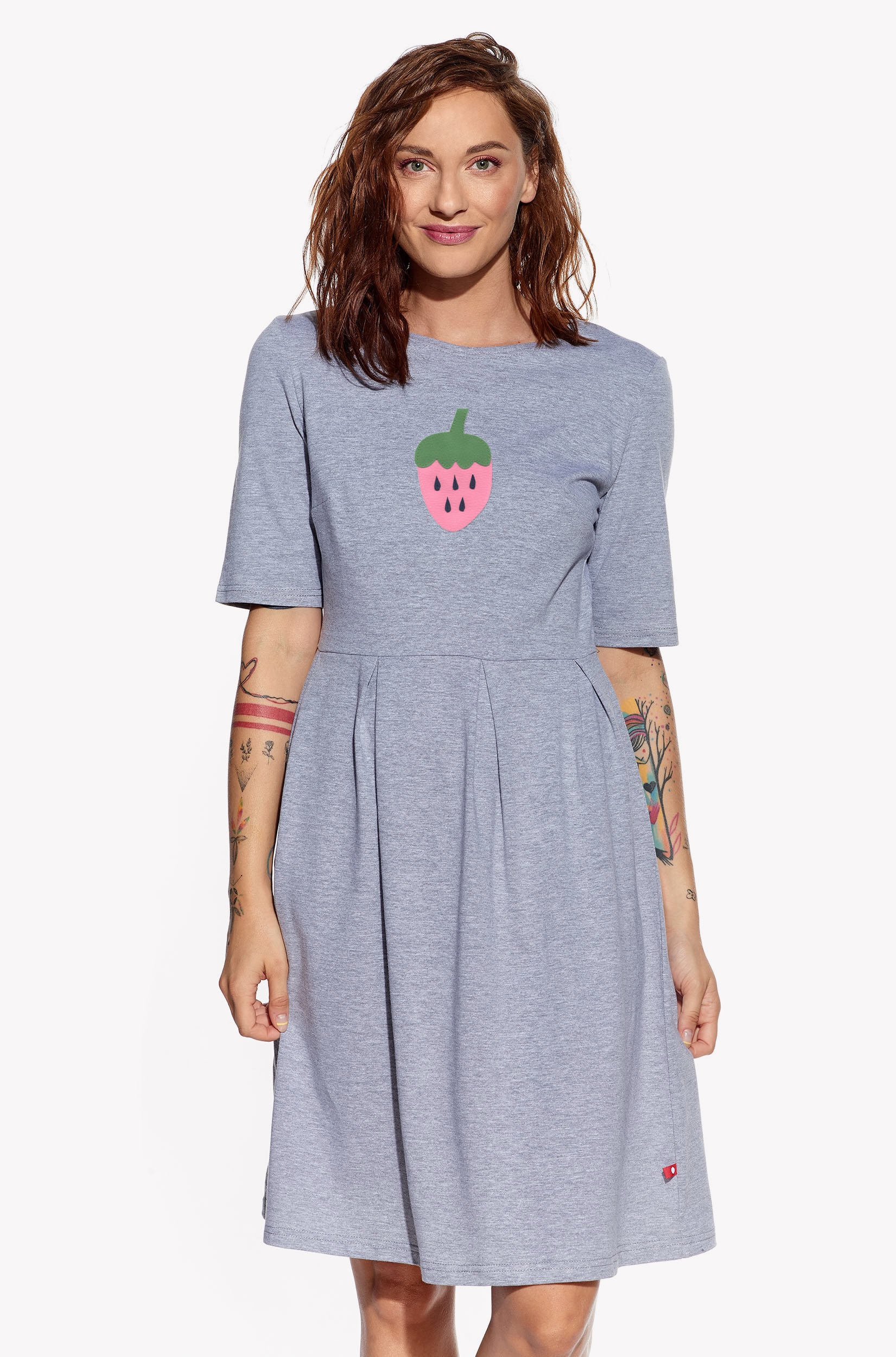 Dresses with strawberry