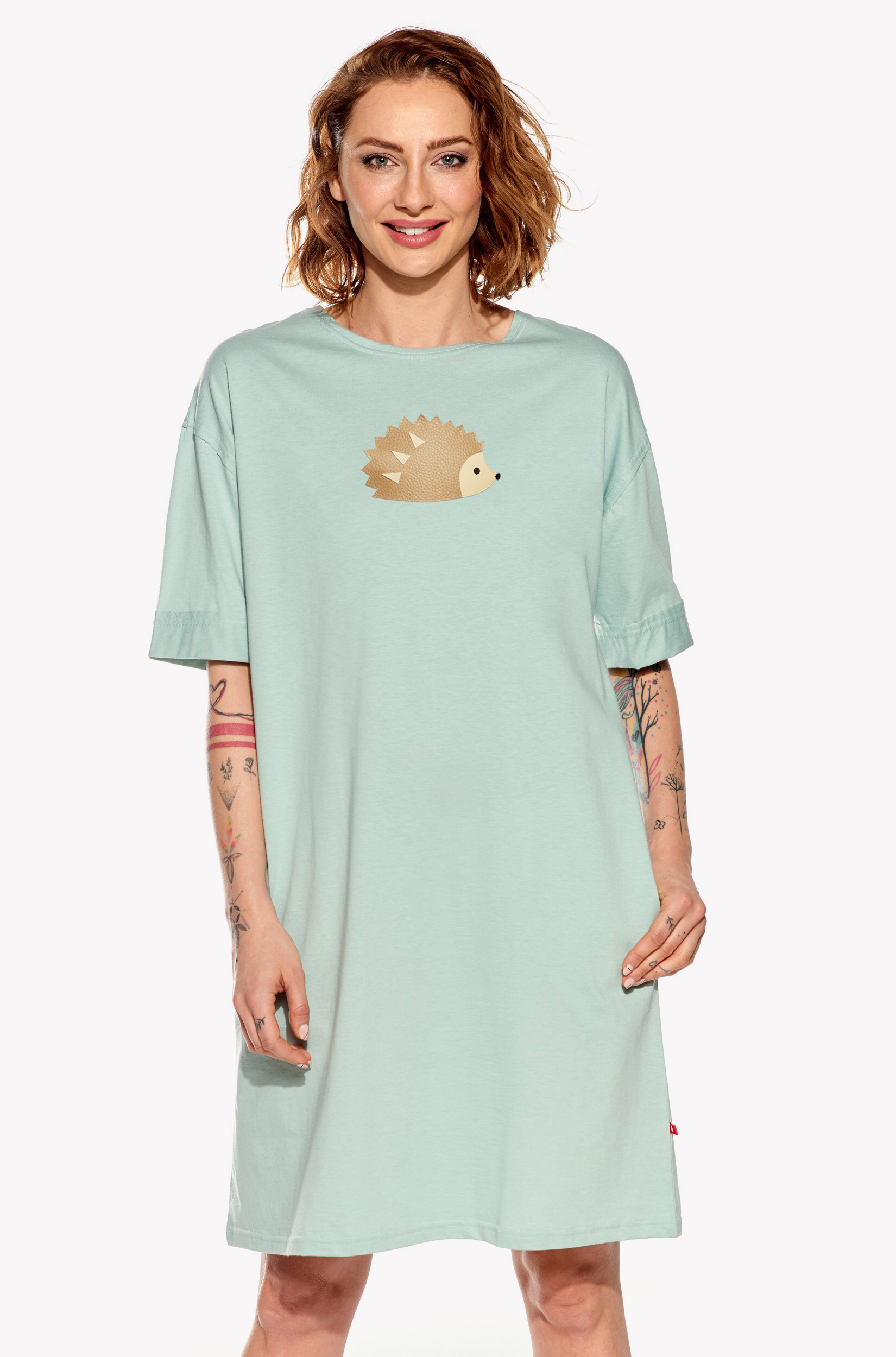 Dresses with hedgehog