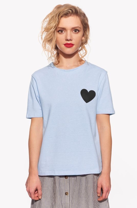Tričko se srdíčkem