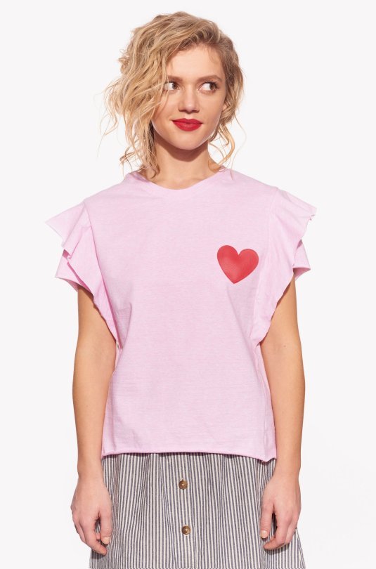 Shirt with heart