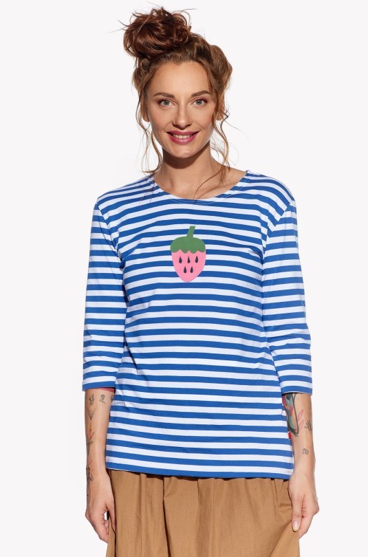 Shirt with strawberry