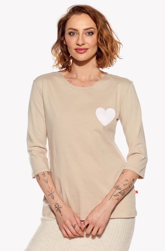 Shirt with heart