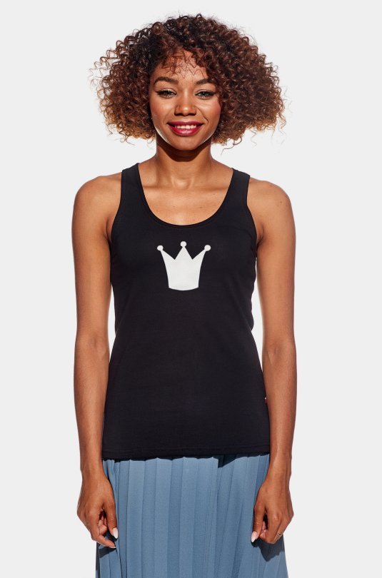 Singlet with crown