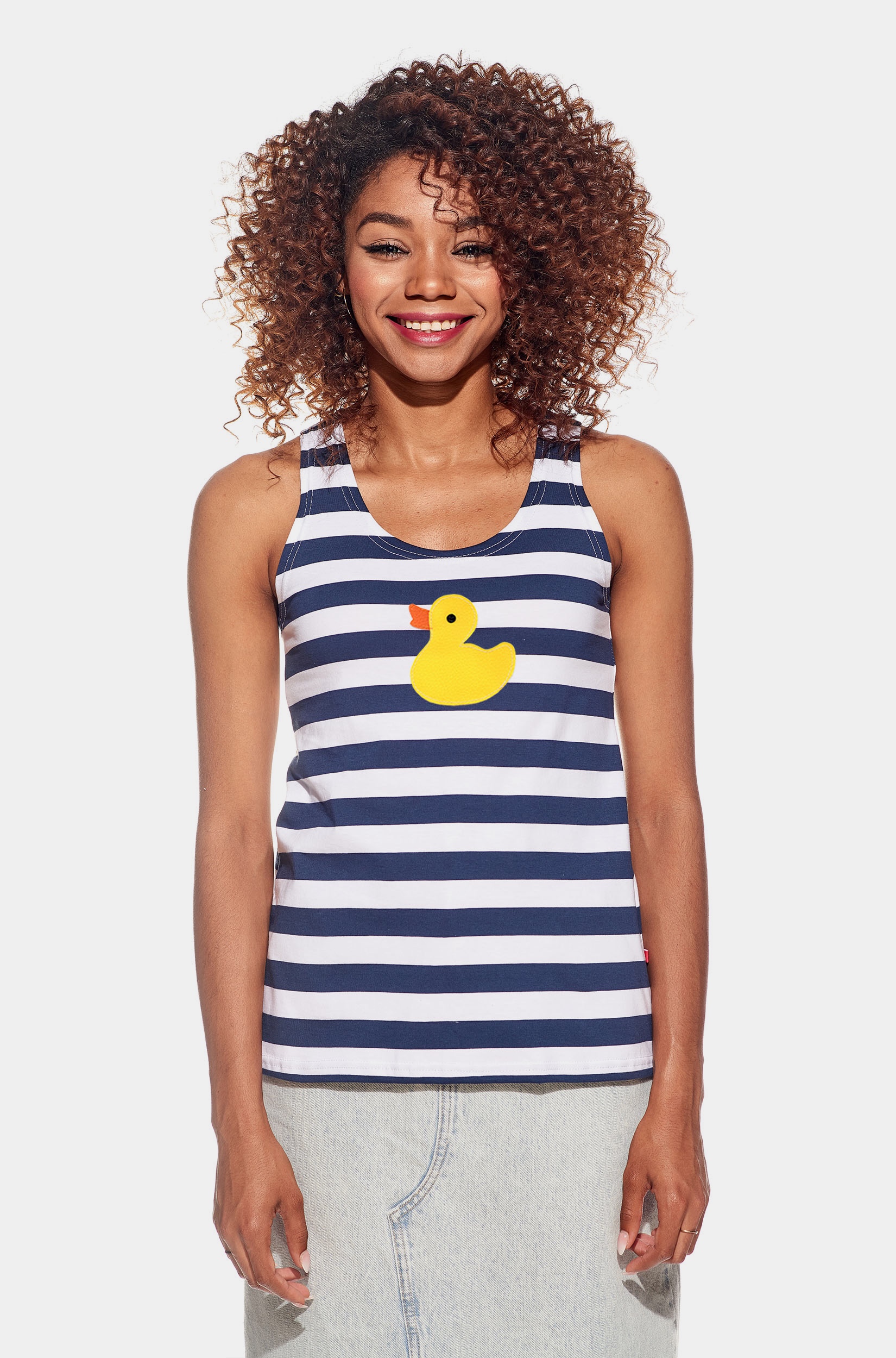 Singlet with duck