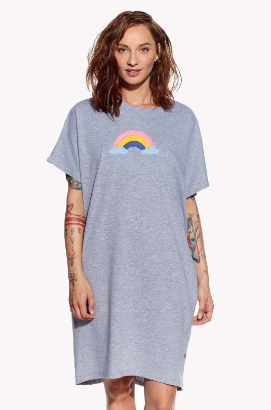 Dresses with a rainbow