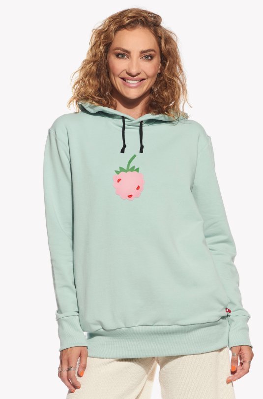 Sweatshirt Himbeere