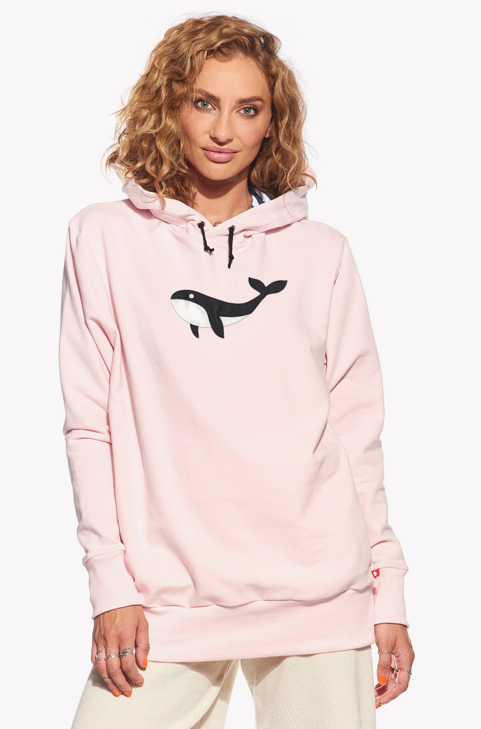Hoodie with whale
