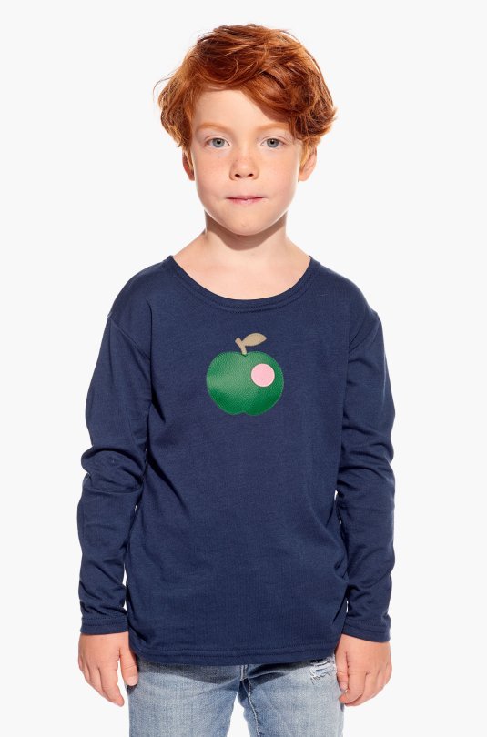 Shirt with apple