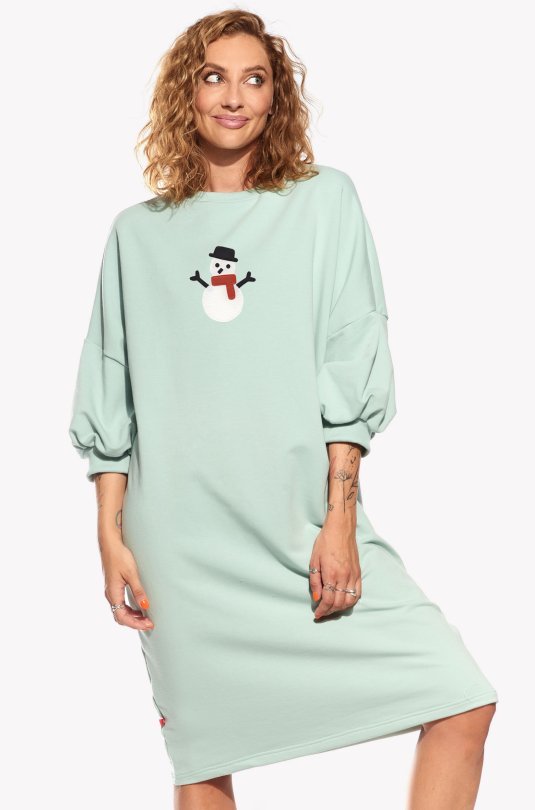 Dresses with a snowman