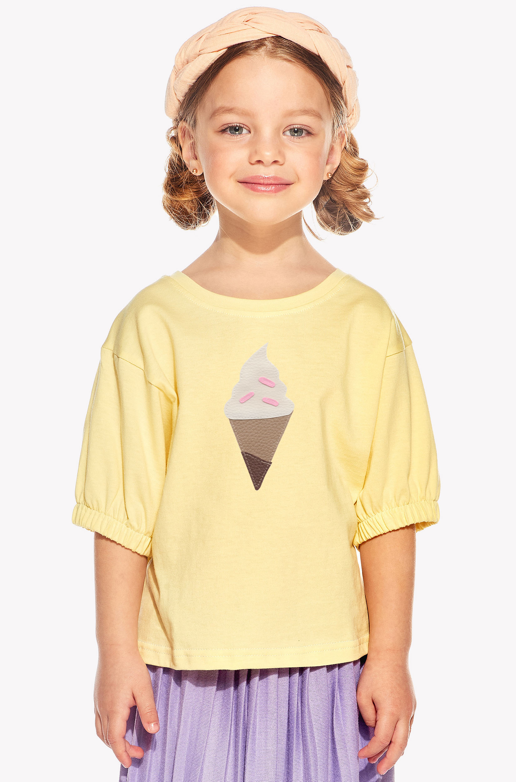 Tričko so zmrzlinou