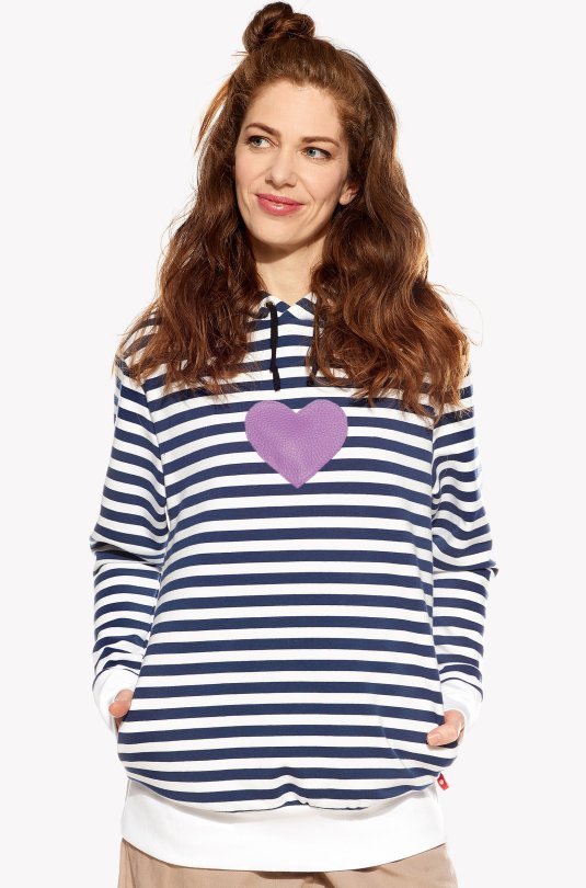 Mikina se srdíčkem