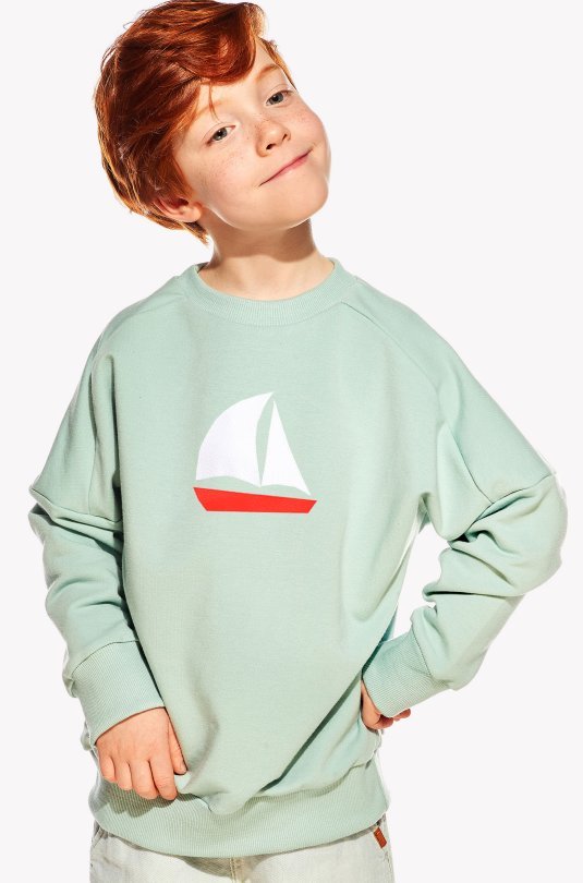 Hoodie with sailboat