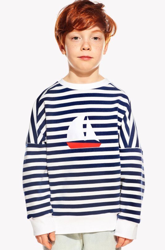 Sweatshirt Segelboot