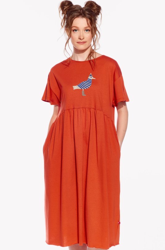 Dresses with a seagull