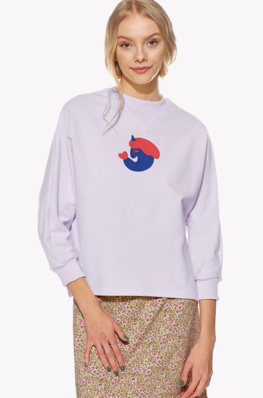 Mikina zamilovaný jednorožec