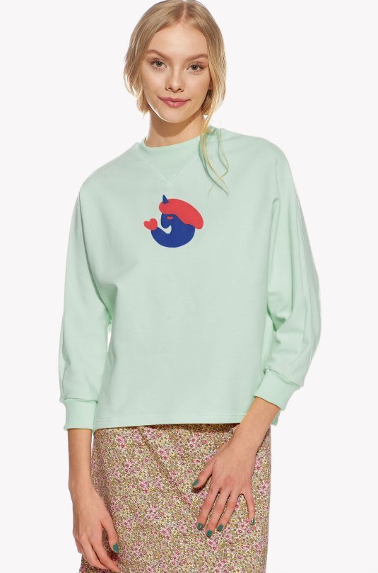 Hoodie a unicorn in love