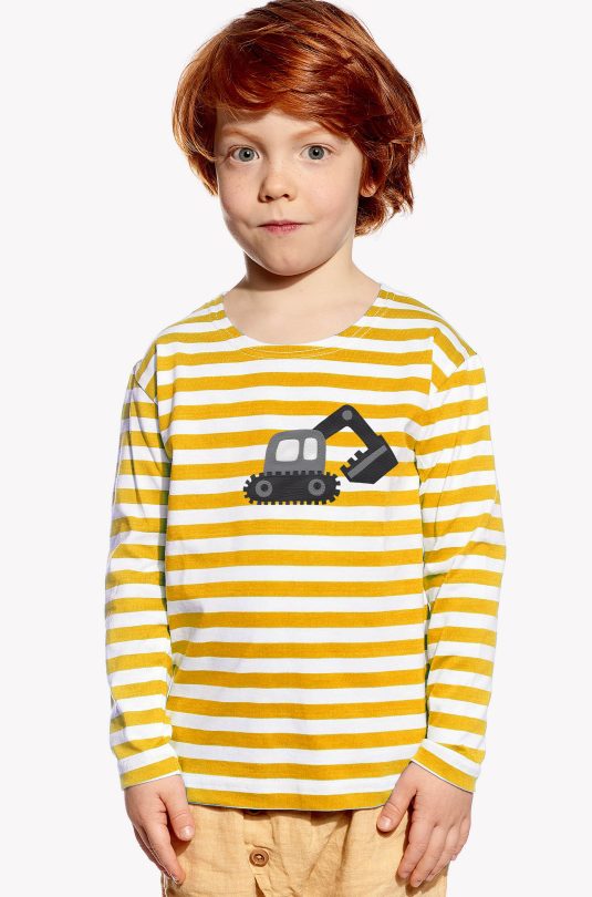 Shirt with excavator