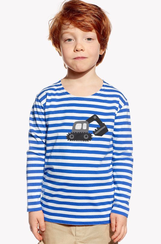 Shirt with excavator