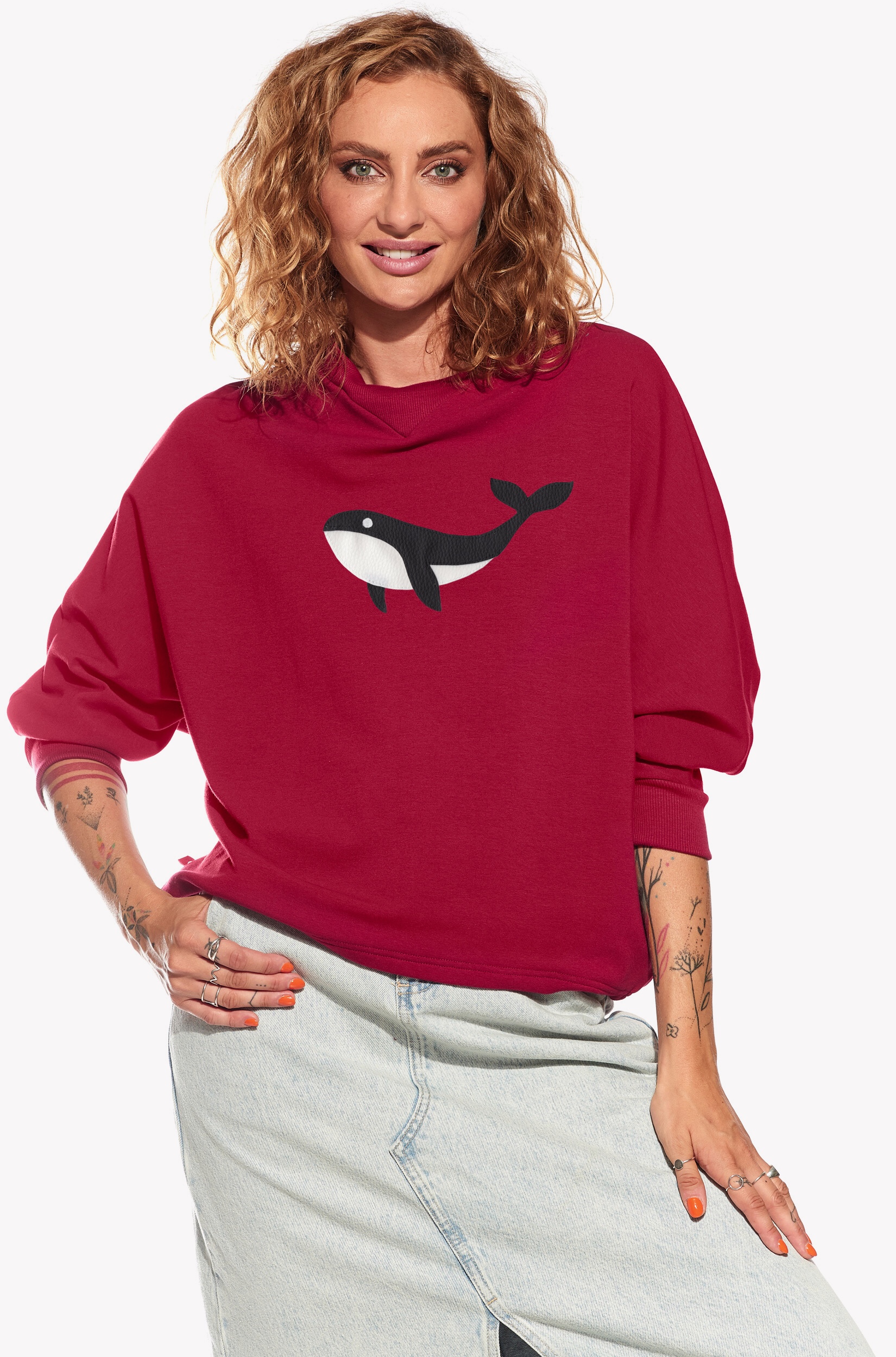 Sweatshirt Walfisch