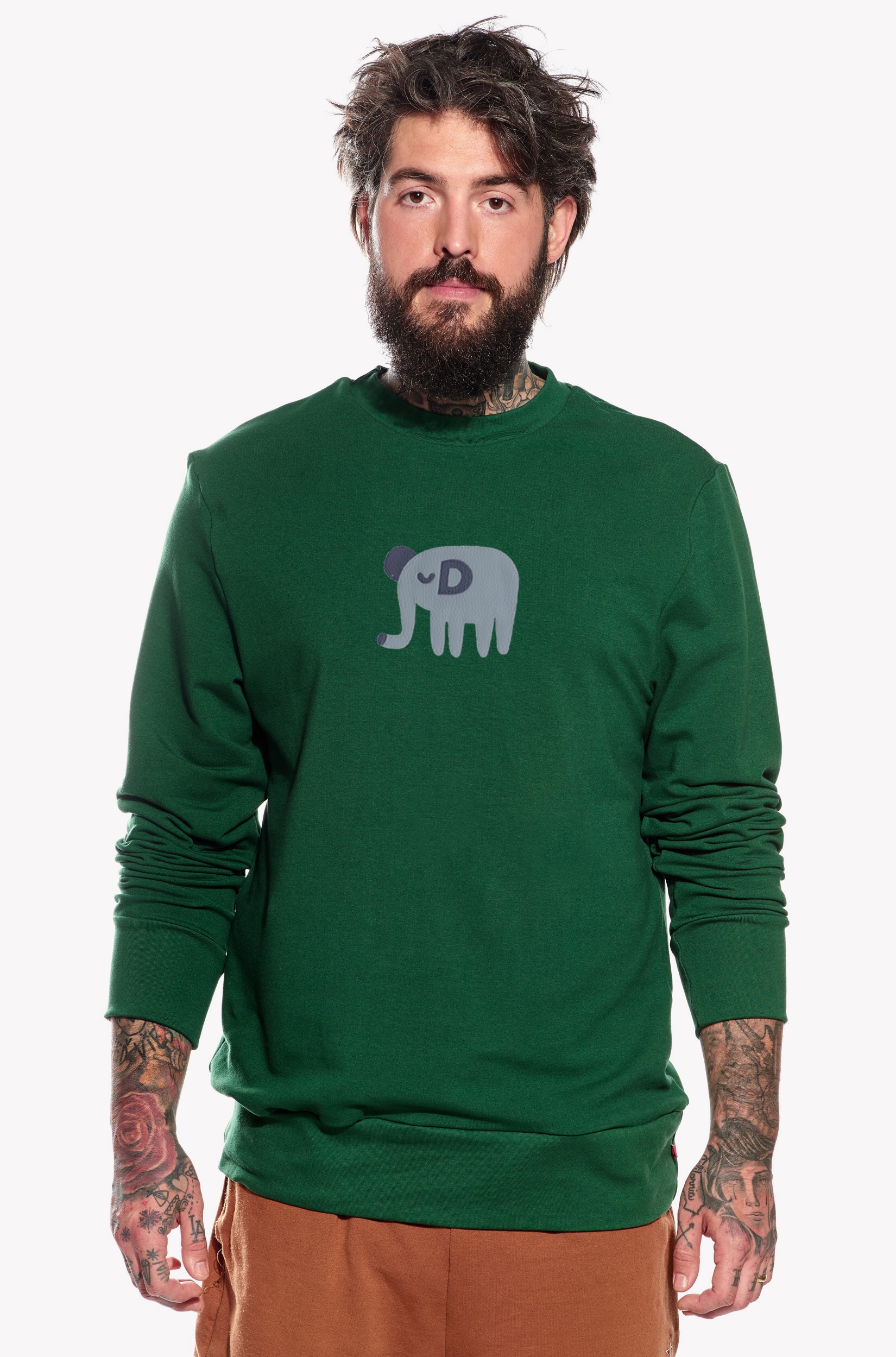 Kapucnis pulóver eleféánttal