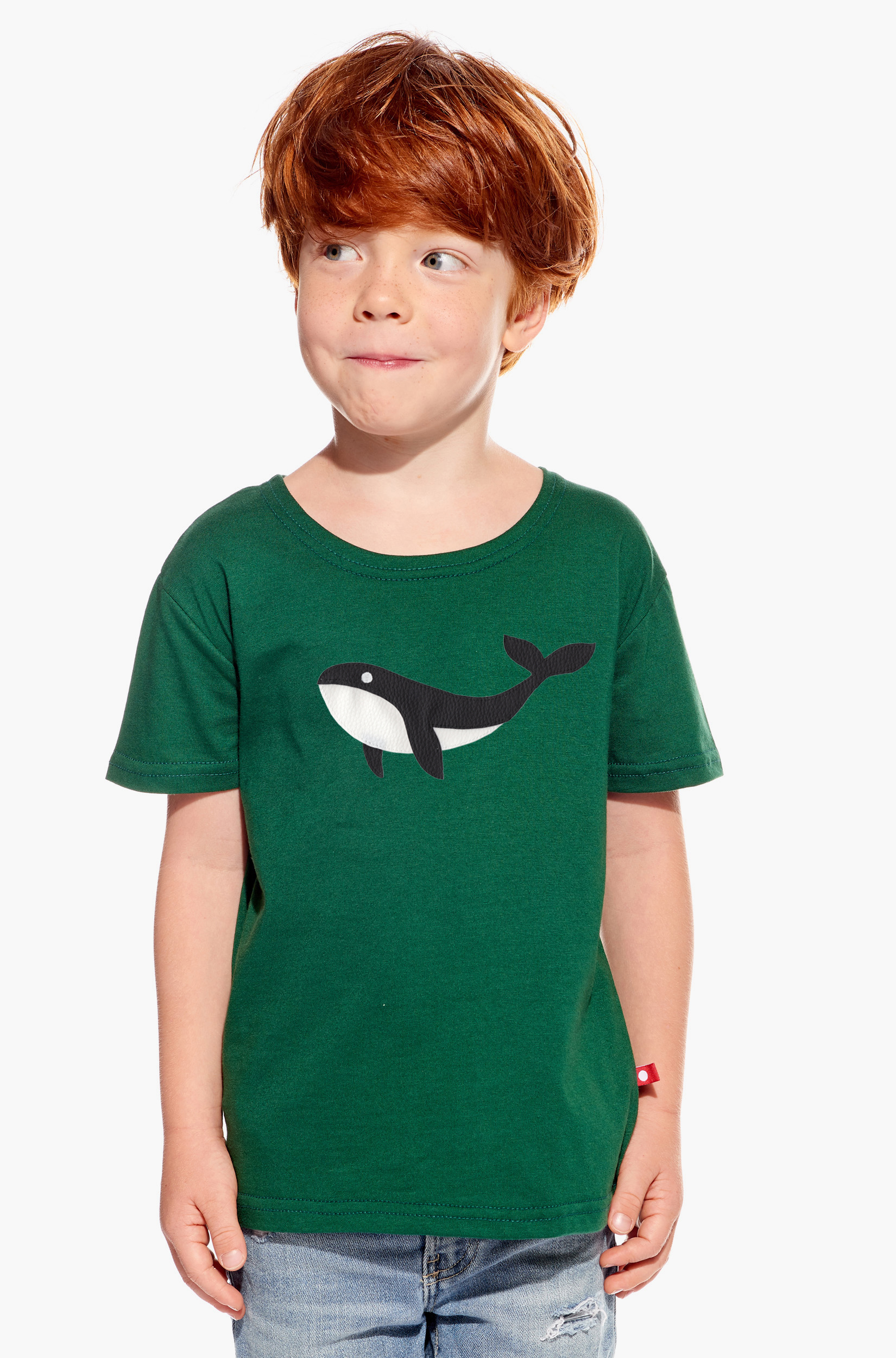 Shirt with whale