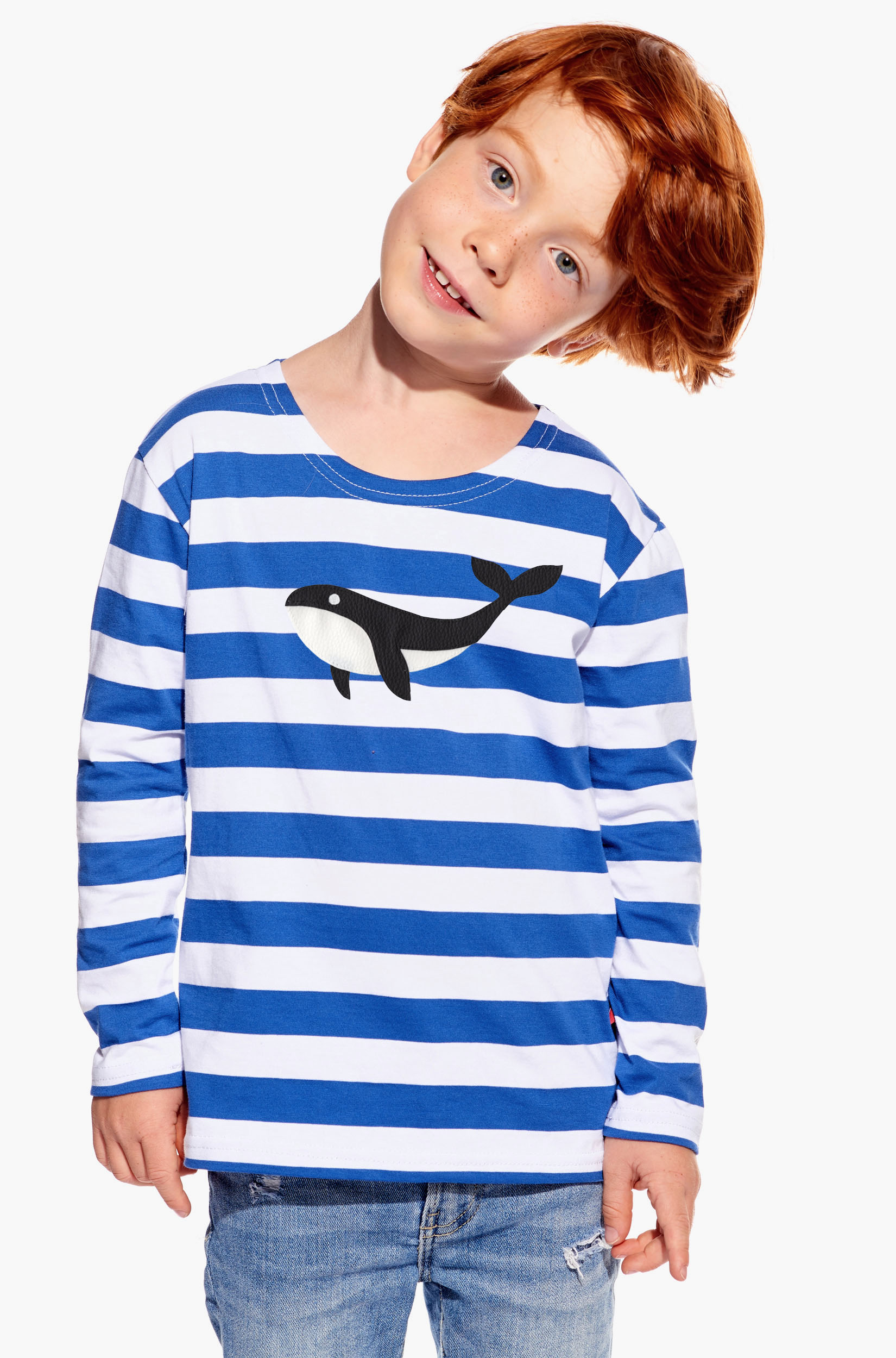 Shirt with whale