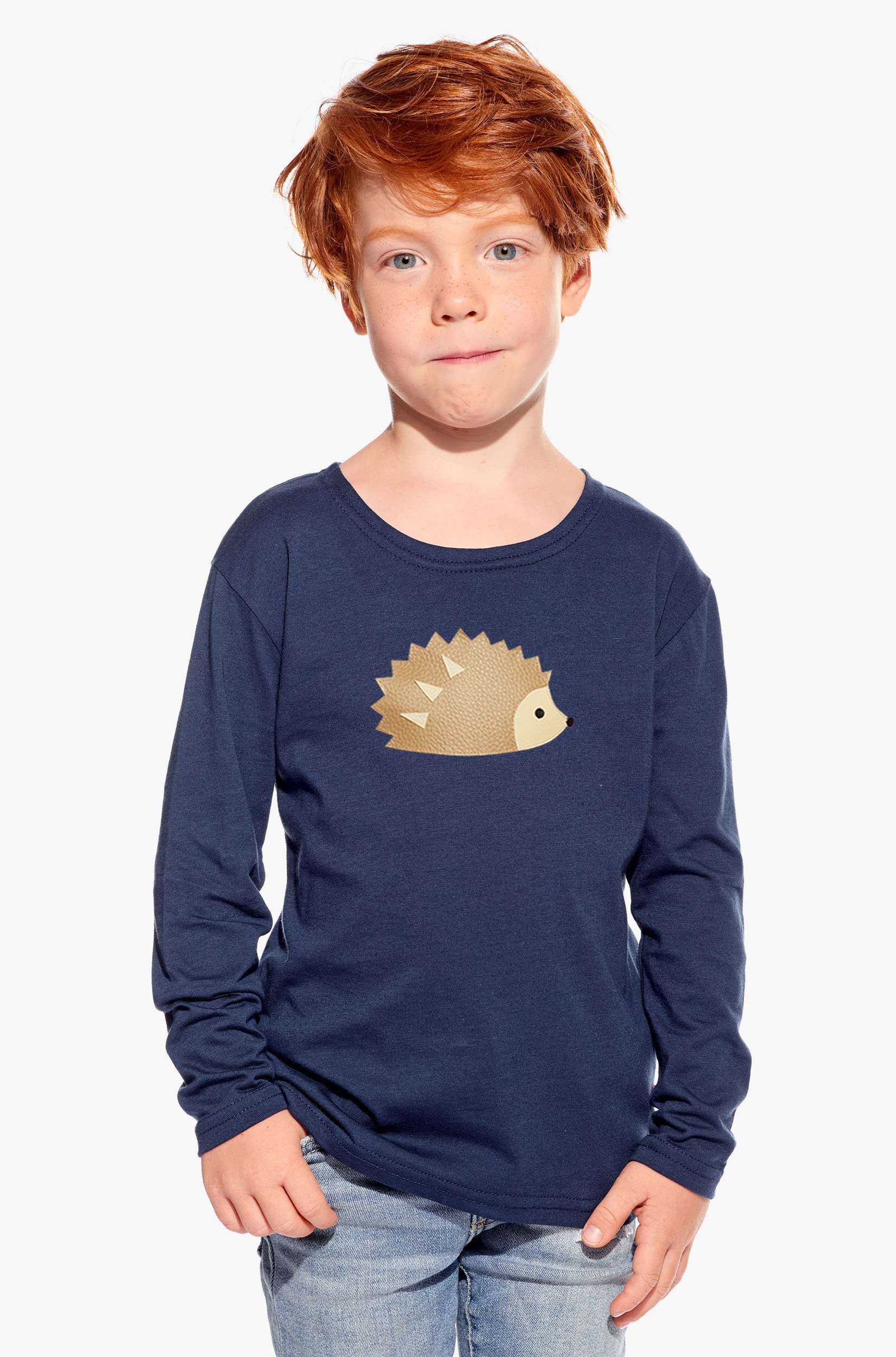 Shirt with hedgehog