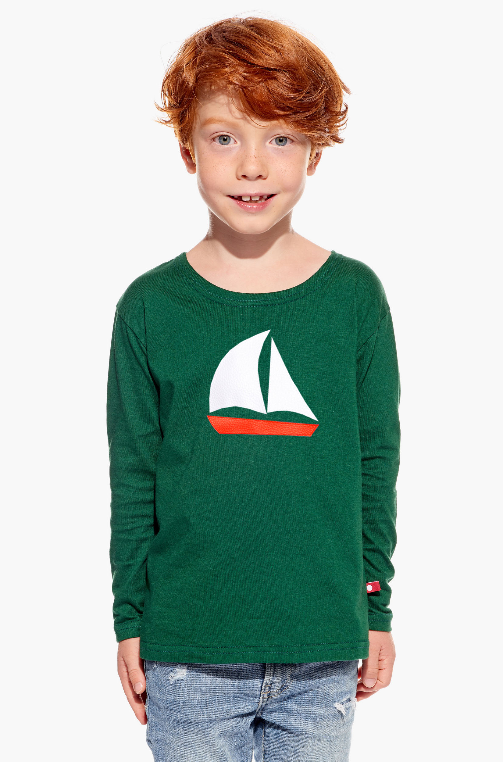 Shirt with sailboat