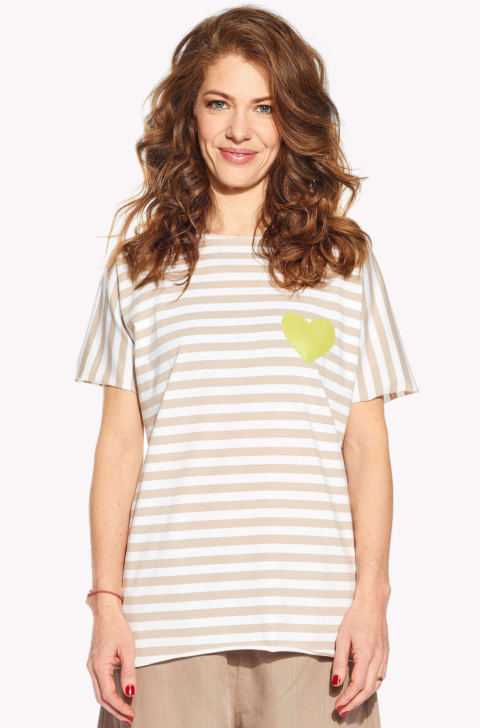 Tričko so srdiečkom