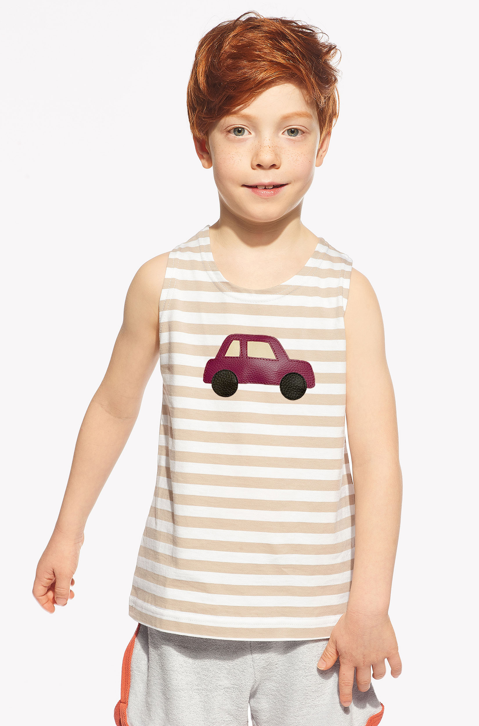 Singlet with car